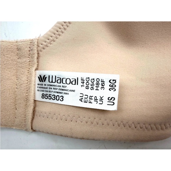 Wacoal Back Appeal Seamless Bra 36G Rose Dust - Picture 6 of 6